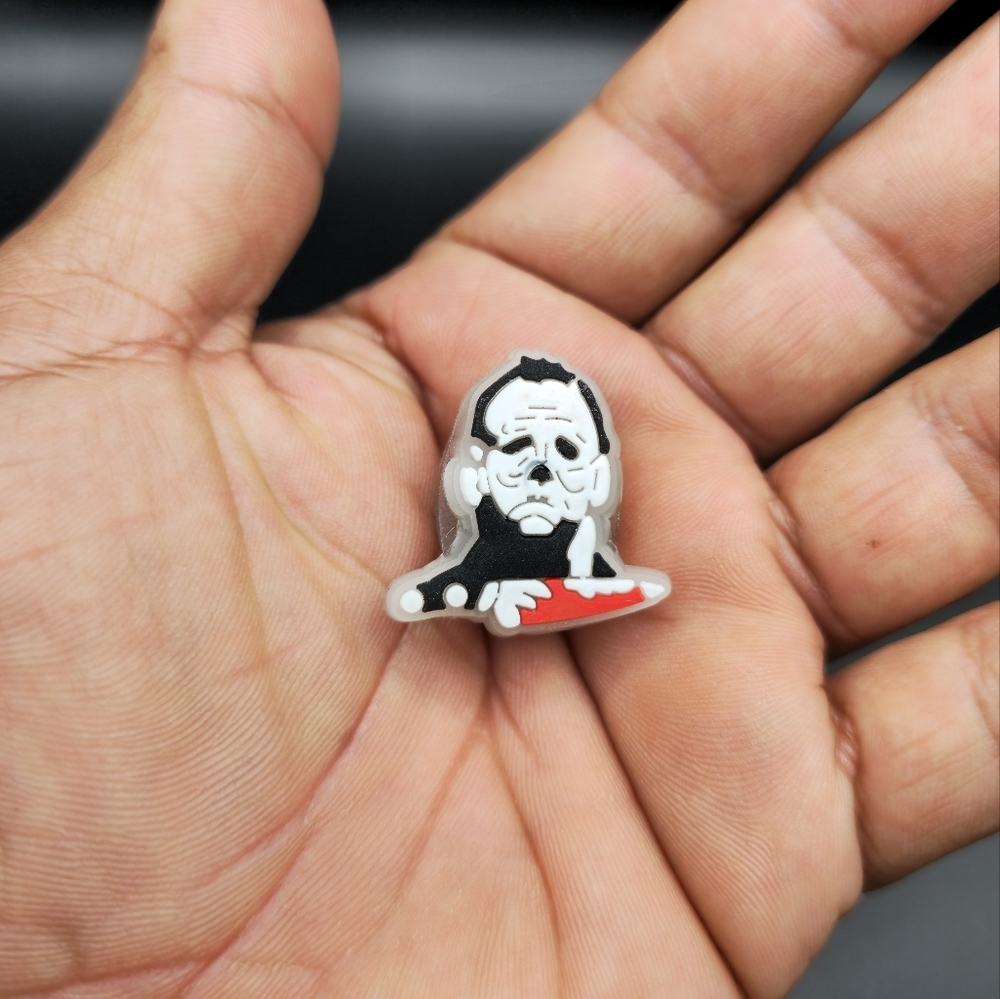 Michael Myers Croc Charm
